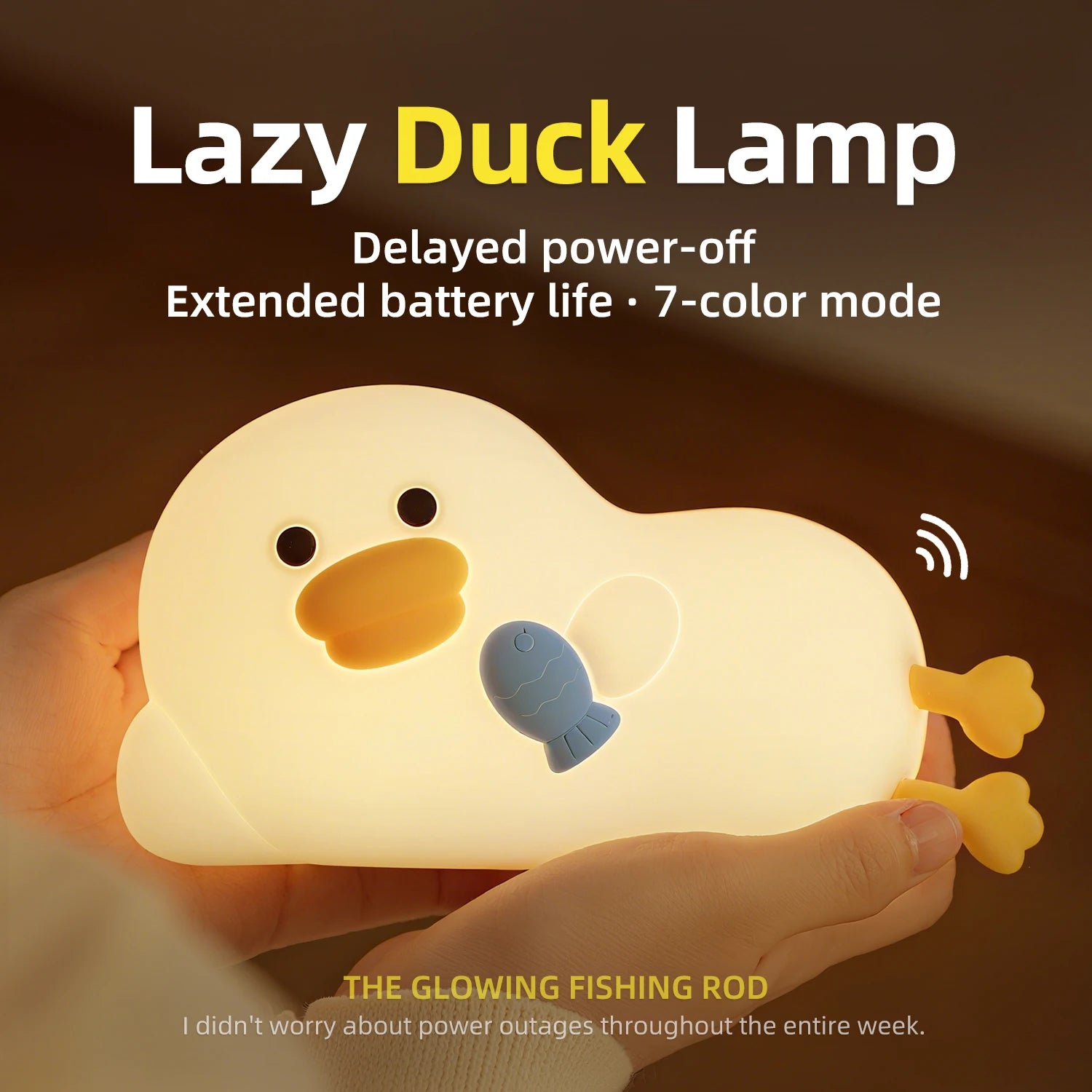 Penguin Silicone Night Light Soft Nursery Nightlight USB Rechargeable Dimmable LED Squishy Novelty Animal Bedside Lamp For Gifts