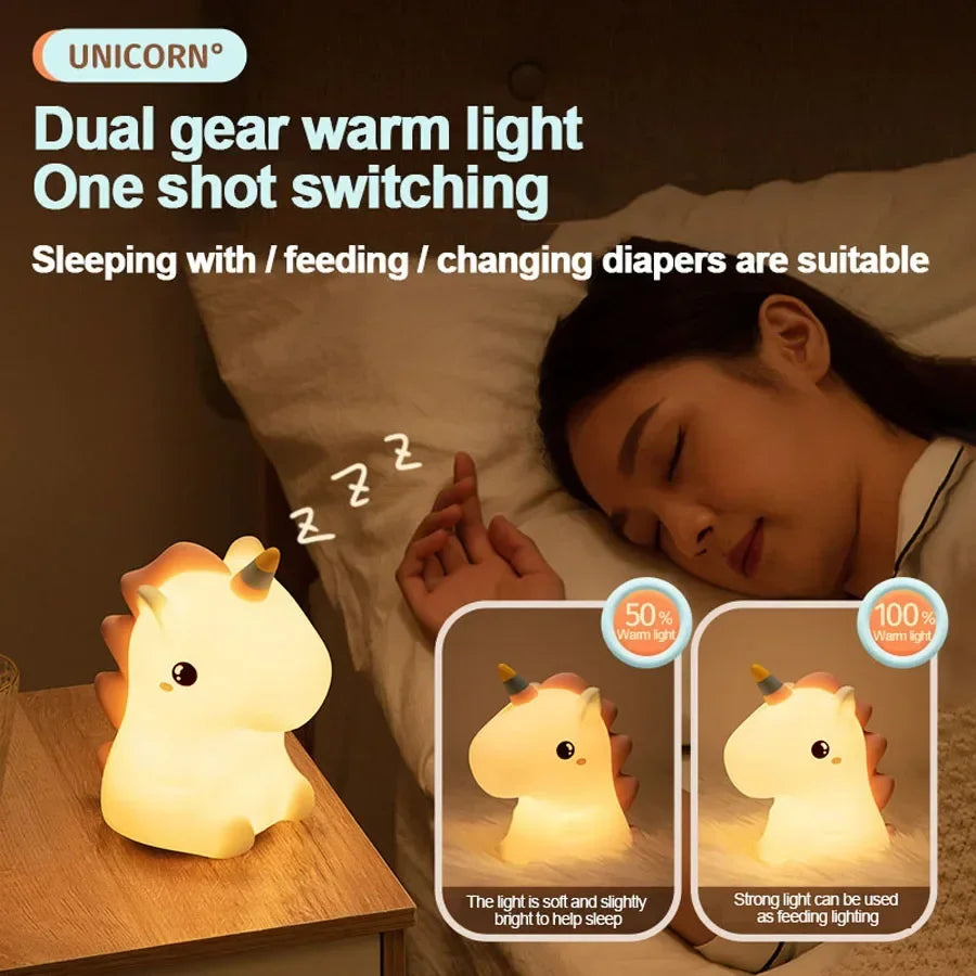 Unicorn Glowmii - Luminescent night light