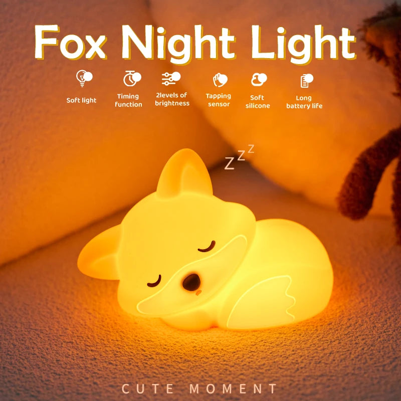 Penguin Silicone Night Light Soft Nursery Nightlight USB Rechargeable Dimmable LED Squishy Novelty Animal Bedside Lamp For Gifts